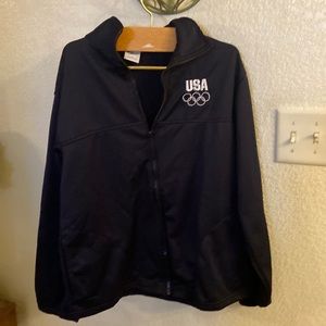 United State Olympic  committee navy blue jacket